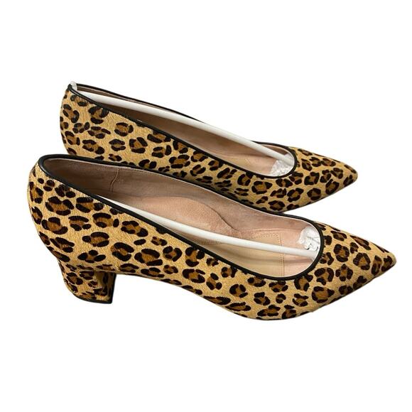 Ally NYC Shoes - New In Box Ally NYC Shoes Leopard Suede Lower Block Heel, Fierce Sz 9.5